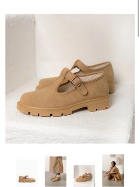 Small Lot Co Honey Lug Sole Mary Jane’s